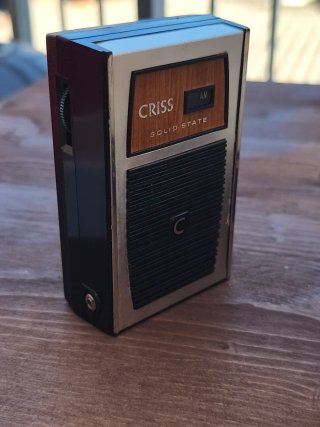 Raro Lotto 2 Radioline Vintage CRISS Anni '70