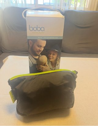 Portabebes ligero y ergonomico negro, boba air