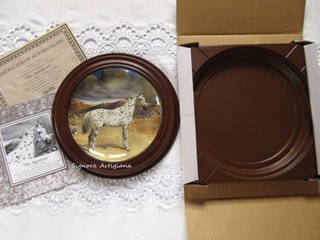 Piatto Cavallo N8. Porcellana Spode Bradex.