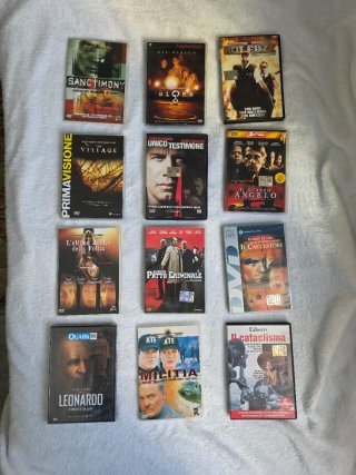 Set 12 Film DVD Thriller, Horror e Azione