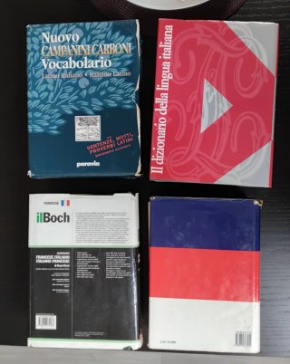 Dizionari Italiano vs Latino, Inglese e Francese