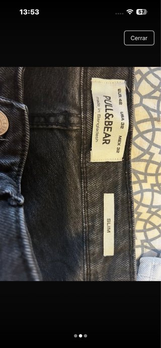 Bermudas negras Pull&Bear