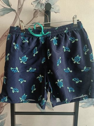 Bañador azul con tortugas
