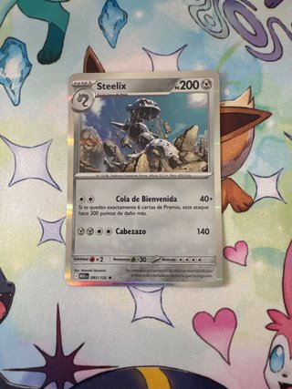 Carta Pokémon Steelix Fase 1