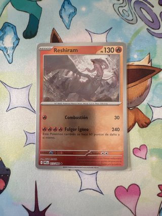Carta Pokémon Reshiram 017/094