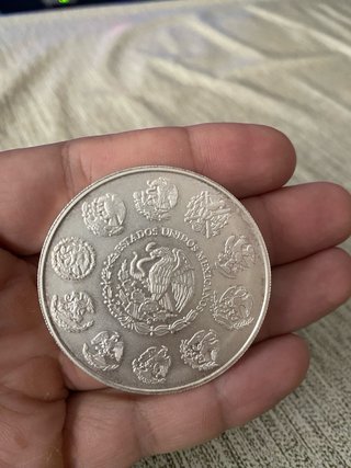 Moneda Plata Pura 2 Onzas Ley .999