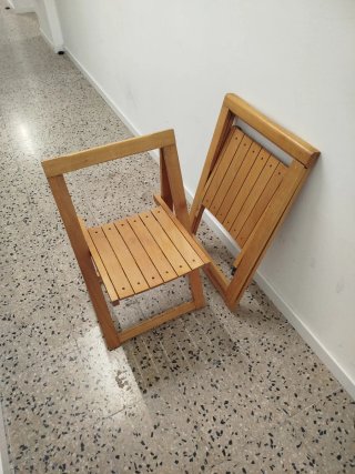 Silla Madera Plegable Aldo Jacober