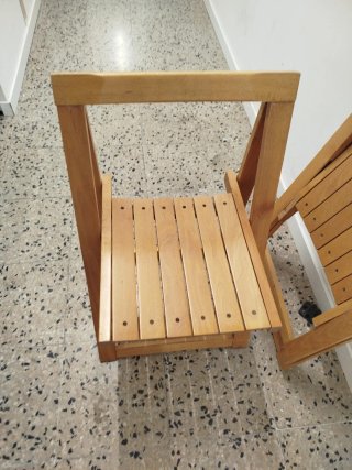 Silla Madera Plegable Aldo Jacober