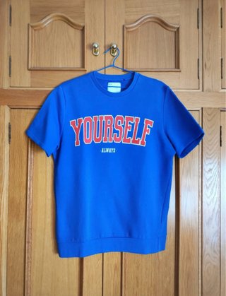 Camiseta Bershka Azul