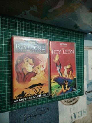 El Rey León VHS Disney Clásicos Español