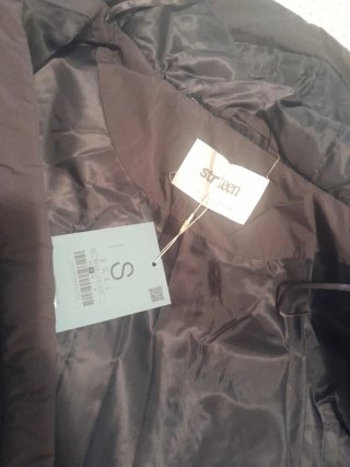 Chaqueta Acolchada Gris Antracita Stradivarius