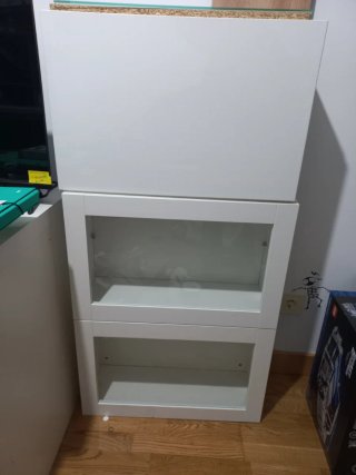 3 Muebles BESTA Ikea Salón Cristal.