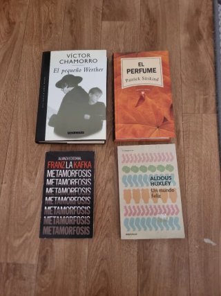 Lote 4 clásicos de literatura | Huxley, Kafka, ...
