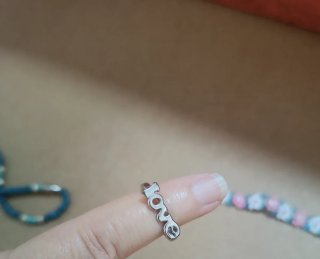 Anillo Love y Pulseras para Niña