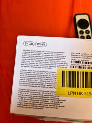 Apple TV 4K 1ª Gen