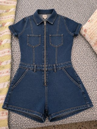 Mono vaquero corto Pull&Bear azul