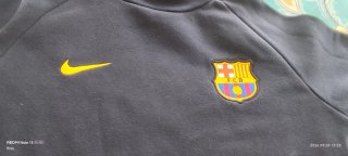 Sudadera niño FC Barcelona Nike azul
