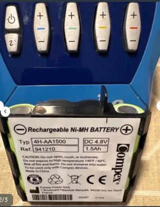 COMPEX BATERIA ORIGONAL NUEVA EQUIPOS NUEVOS