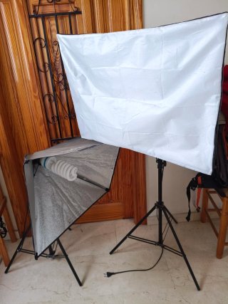 Set de 2 Focos de Fotografía con Trípode