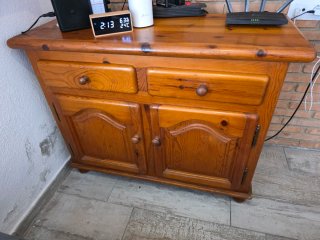 Comoda, estanterias, vitrina y arcón provenzal