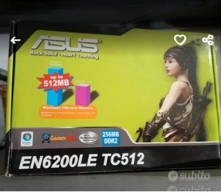 Scheda Grafica ASUS EN6200LE TC512 256MB DDR2