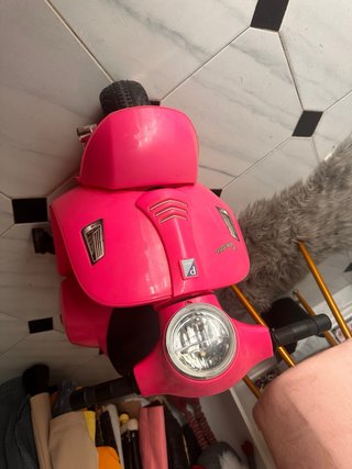 Moto eléctrica infantil rosa