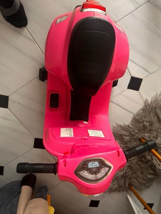 Moto eléctrica infantil rosa