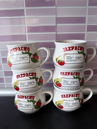 Tazas Gazpacho antiguas( 10€ la unidad)