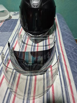 Casco AGV Negro Mate