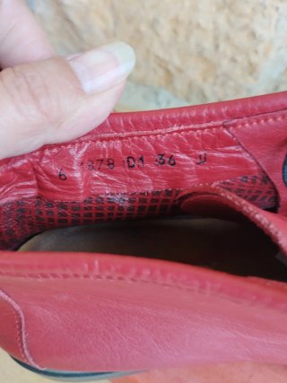 Zapatos Camper Wallabee Burdeos T36 Mocassini