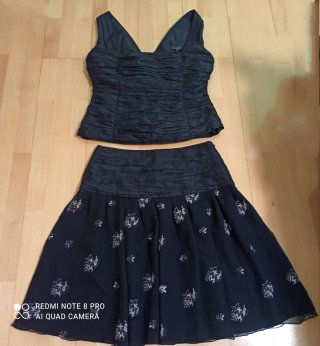 Conjunto Fiesta Adolfo Domínguez Negro.
