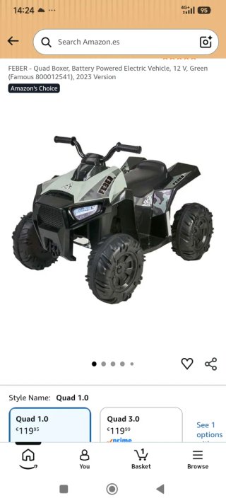 Quad Feber 12V electrico