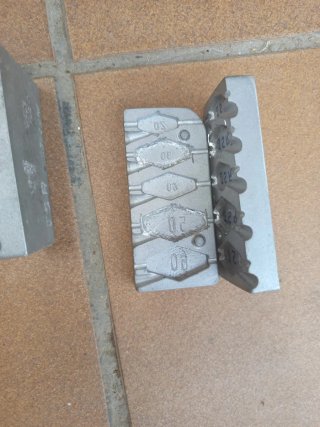 Moldes plomos pesca