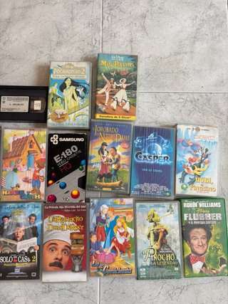 10 Películas VHS Disney y Clásicos