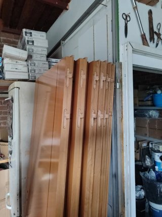 Puerta interior haya vaporizada