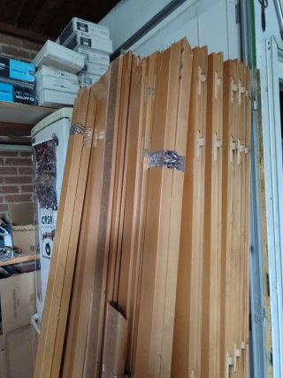 Puerta interior haya vaporizada