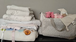 Lote bebé ropa cuna capazo