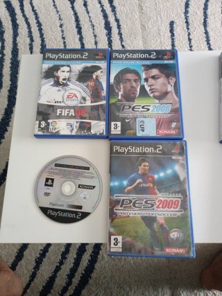 Juegos PS2: FIFA 08, PES 2008, PES 2009, Pro evolu