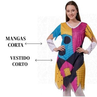 Disfraz Sally Talla S - Muñeca de Trapo Novia Jack