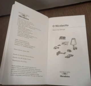 O Nicolasiño, libro de lectura de 1° E.S.O.