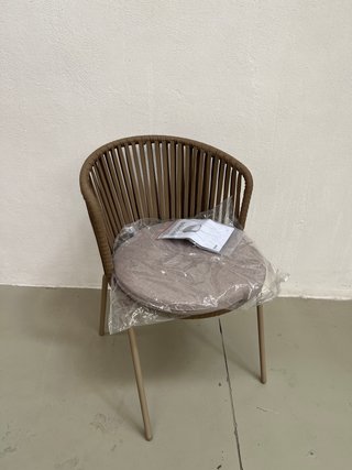 Sedia da esterni Saconca kave home beige