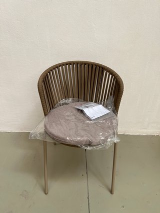Sedia da esterni Saconca kave home beige