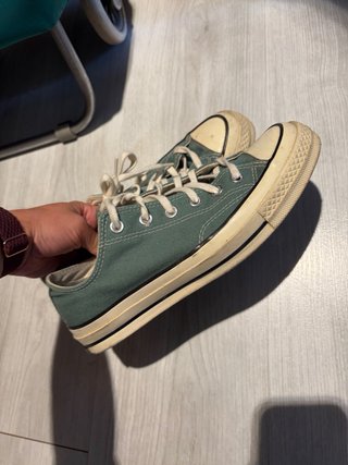 Zapatillas Converse Suela Doble Verdes