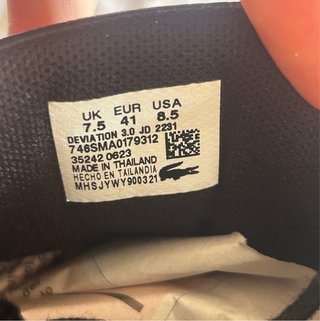 Zapatillas Lacoste Negras