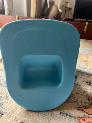 Almohada Cervical Azul para Dolor de Cuello