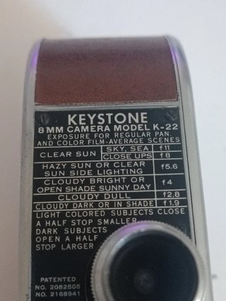 Videocámara Antigua Keystone 8mm Modelo K-22
