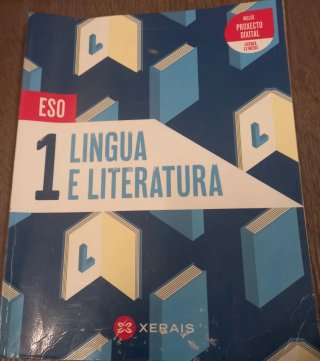 Libro de texto de Lingua e Literatura de 1 ° E.S.O