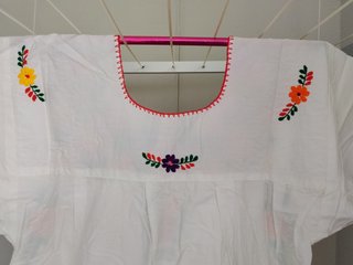 Vestido mexicana adulta Bordado