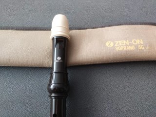 Flauta dulce Zen-On Soprano SG con funda