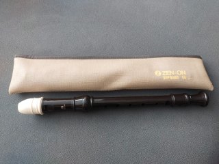 Flauta dulce Zen-On Soprano SG con funda